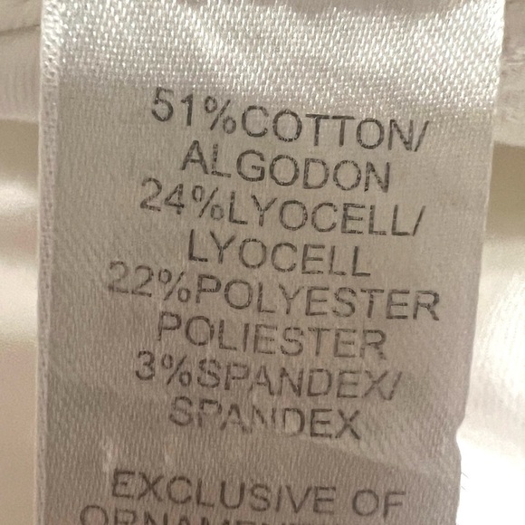 Democracy Abroad Technology Optic White Stretch Skinny Jeans Women’s 12 - Picture 12 of 14